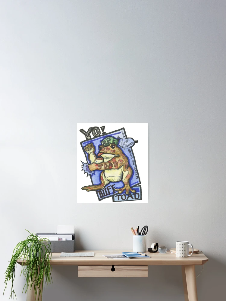 Thumbnail 2 of 3, Poster, BuffToad designed and sold by TinyThreadThing.