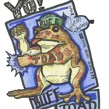 Artwork thumbnail, BuffToad by TinyThreadThing