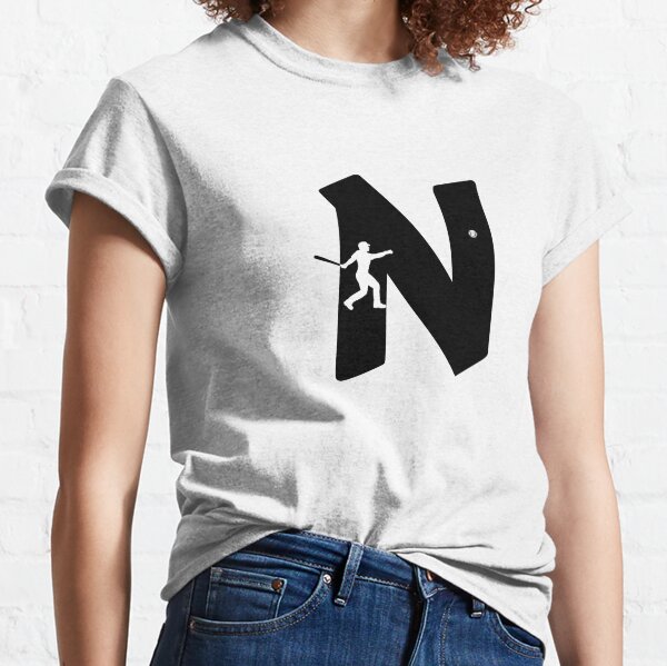 Personalized Baseball Initial N Classic T-Shirt