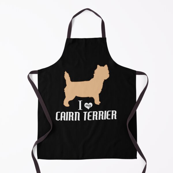 Artikelvorschau, Cairn Terrier Muster in Black Paw Prints und Bone Print Carin Terrier entworfen und verkauft von Art by Jess.