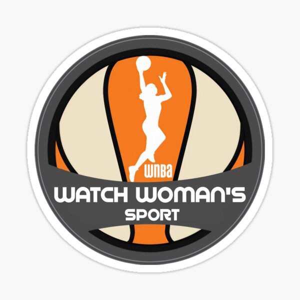 wnba inspired design |watch woman's sport Sticker