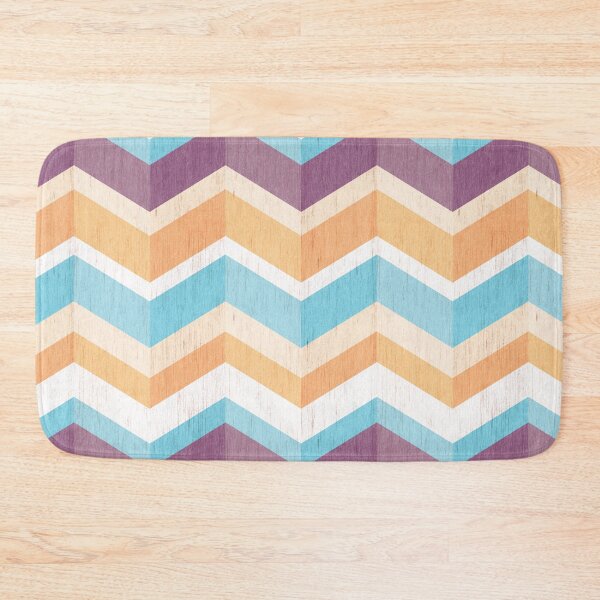 Item preview, A Day at the Beach Chevron Pattern designed and sold by LisaMarieArt & Illustration.