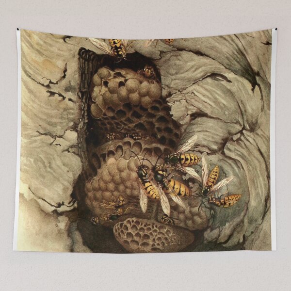 Item preview, inside a wasp nest designed and sold by VintageArtistry.