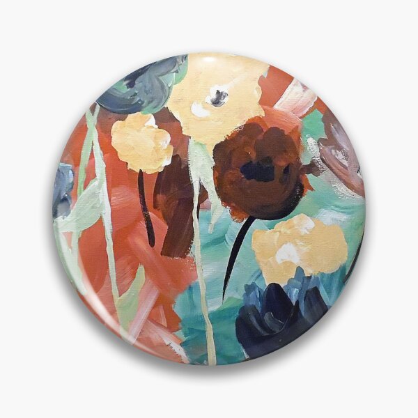 Item preview, Muted Floral Abstract Painting designed and sold by Jilian Cramb.