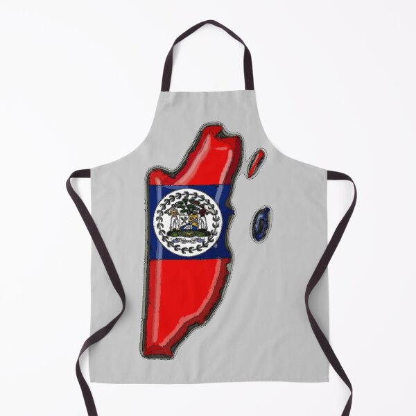 Item preview, Belize Map With Flag of Belize designed and sold by Havocgirl.