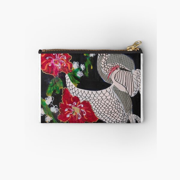 Item preview, Mixed Media Herons and Hibiscus - Japanese Inspired designed and sold by Meghana Gauthier.