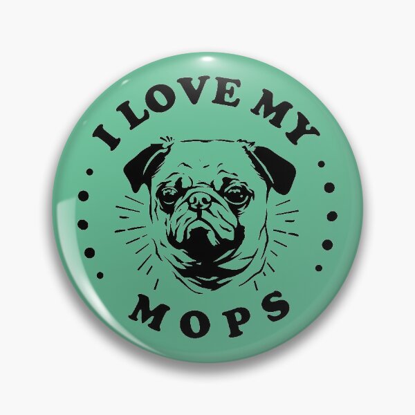 Item preview, I love my mops designed and sold by Delicarte.