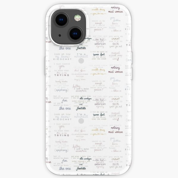 Folklore Sticker Pack iPhone Soft Case