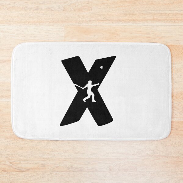 Item preview, Personalized Baseball Initial X designed and sold by TheFamilyVan.