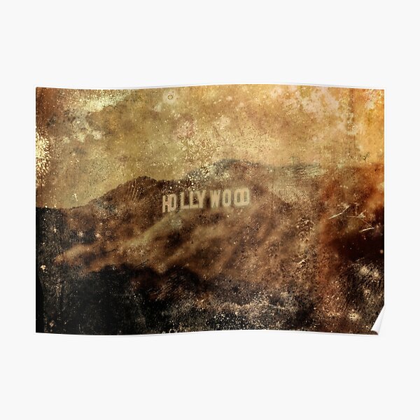 Wandbilder Das Hollywood Zeichen Redbubble