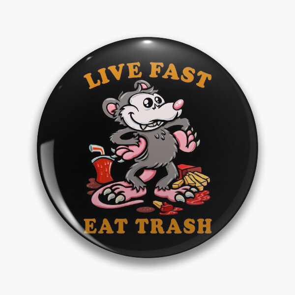 Item preview, Opossum meme: Live fast, eat trash Classic designed and sold by pablomendoza.
