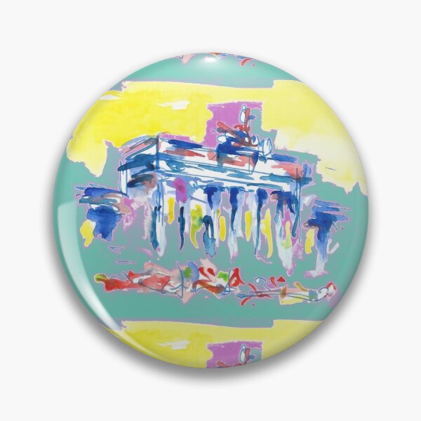 Item preview, Brandenburg Gate in turquoise designed and sold by Nicole Leidenfrost.