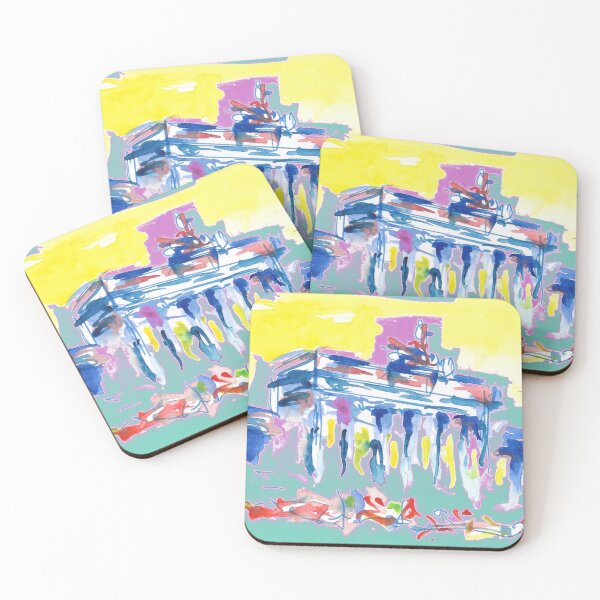 Item preview, Brandenburg Gate in turquoise designed and sold by Nicole Leidenfrost.