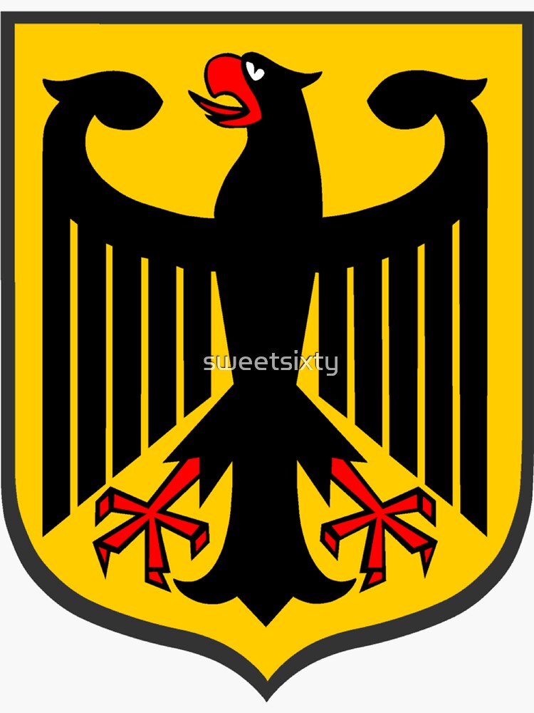 "German Coat of Arms" Sticker for Sale by sweetsixty Redbubble