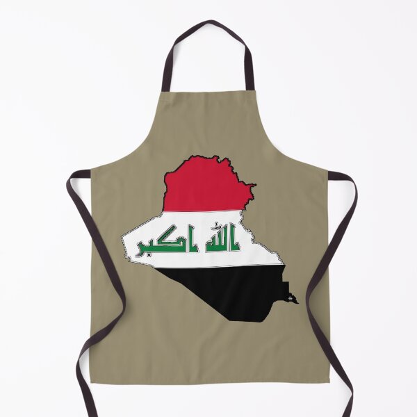 Item preview, Iraq Map with Iraqi Flag designed and sold by Havocgirl.