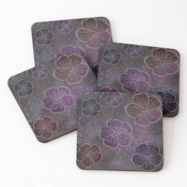 Item preview, Galaxy Sky Floral Pattern designed and sold by WingedByJos.