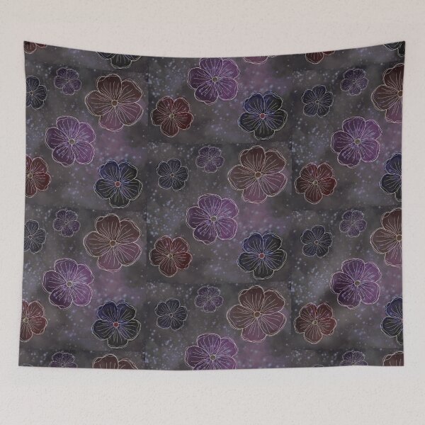 Item preview, Galaxy Sky Floral Pattern designed and sold by WingedByJos.