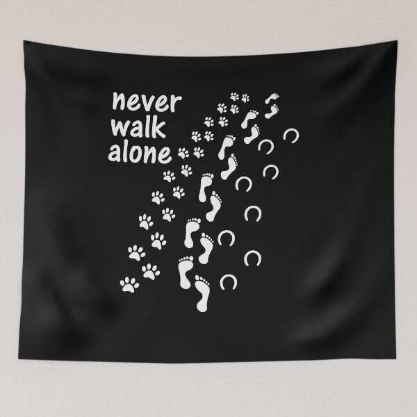 Item preview, Never walk alone Dog paw horse shoe designed and sold by Tom2468.