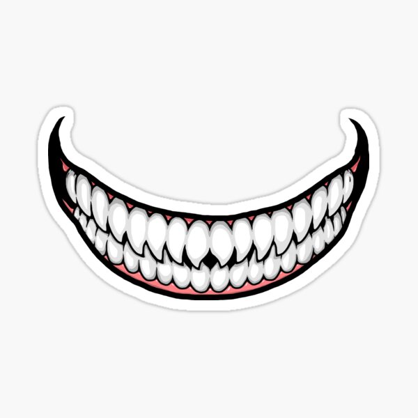 Monster Smile Sticker