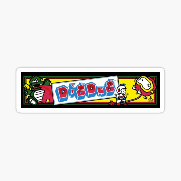 Graben gegrabene Arcade Sticker