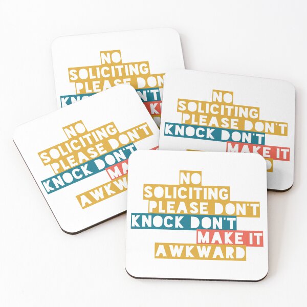 Item preview, Copy of No Soliciting... Don't Make It Awkward designed and sold by choreology.