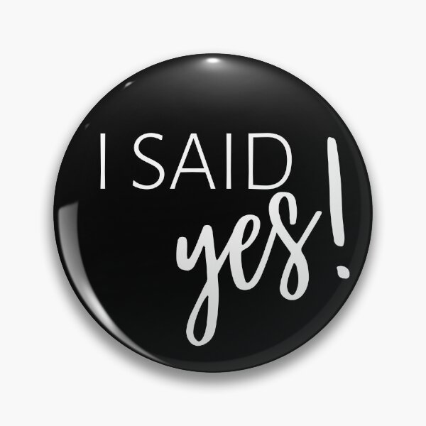Item preview, She Said Yes Collection - Black designed and sold by CMBPrints.