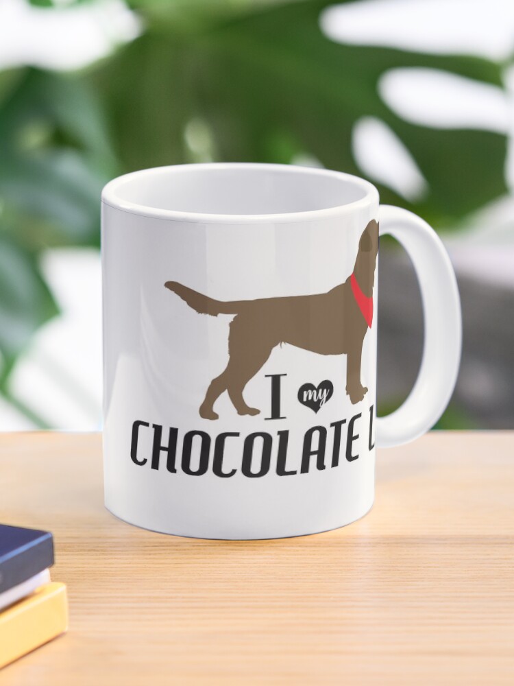 chocolate lab mug