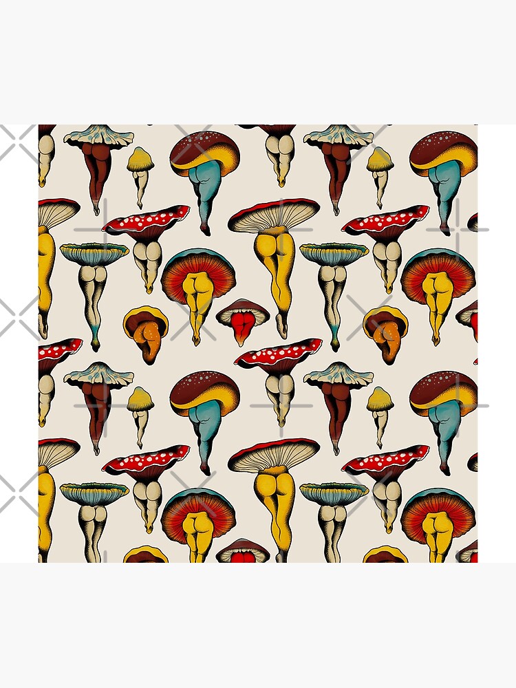 Sexy mushrooms tattoo flash by ceciliagranata