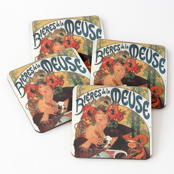 Item preview, Beer of the Meuse - Alphonse Mucha - 1897 designed and sold by CJET.