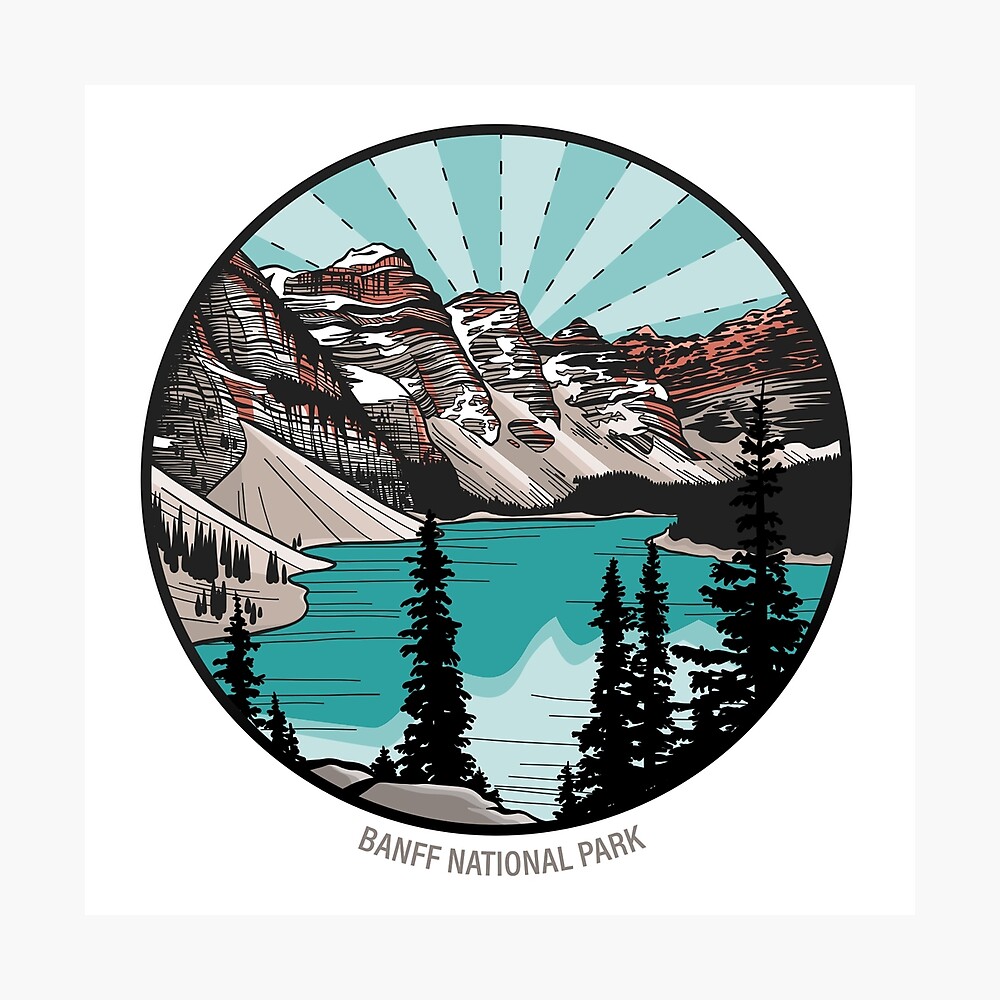Landscapes-MORAINE LAKE II-Banff-Poster Printing Size 91,5x61 cm 