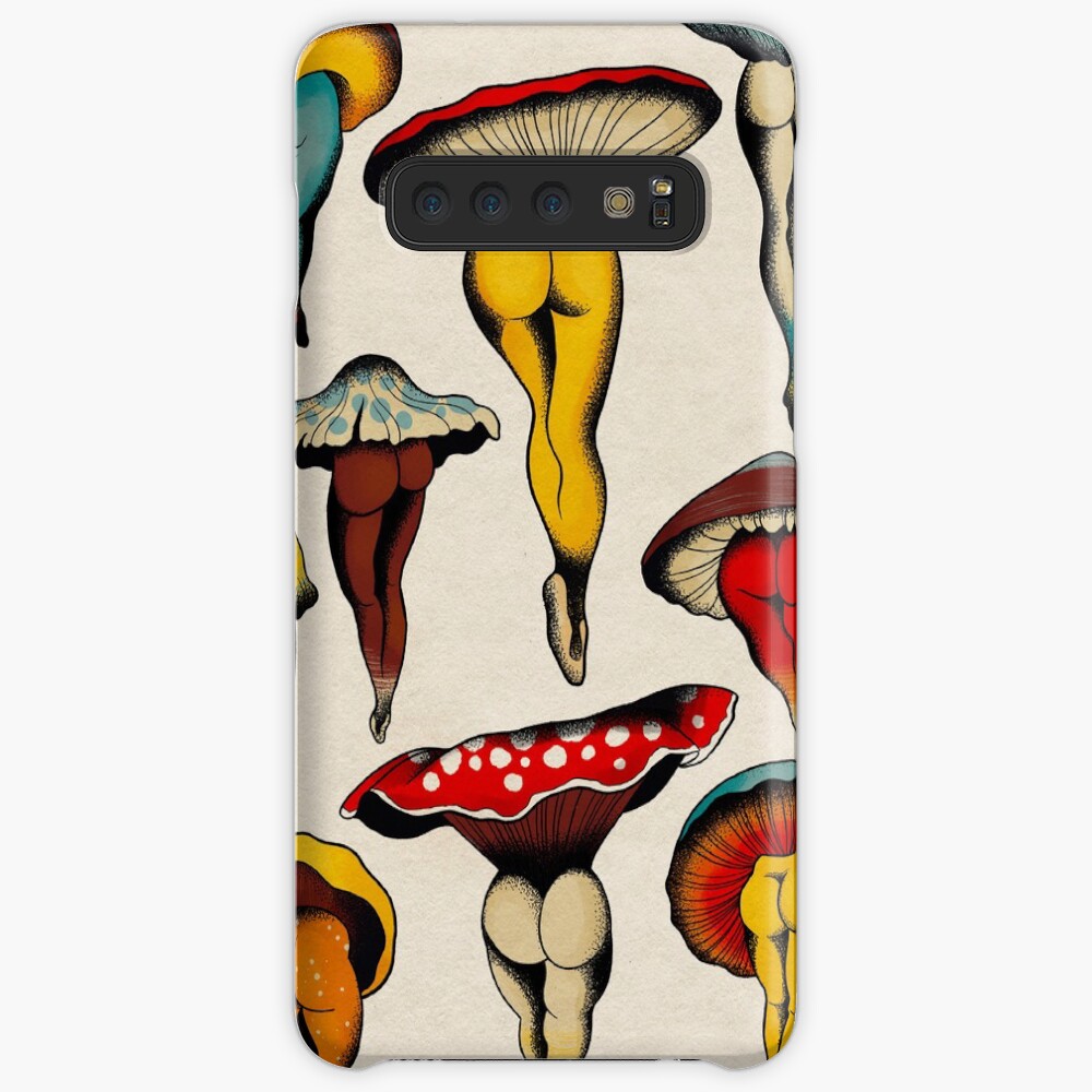&quot;Sexy Pilze Tattoo Flash&quot; Hülle &amp; Klebefolie für Samsung Galaxy von