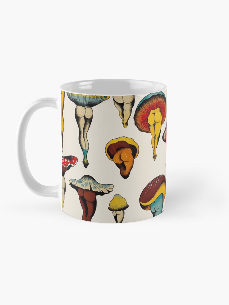 Alternate view of Sexy mushrooms tattoo flash Mug