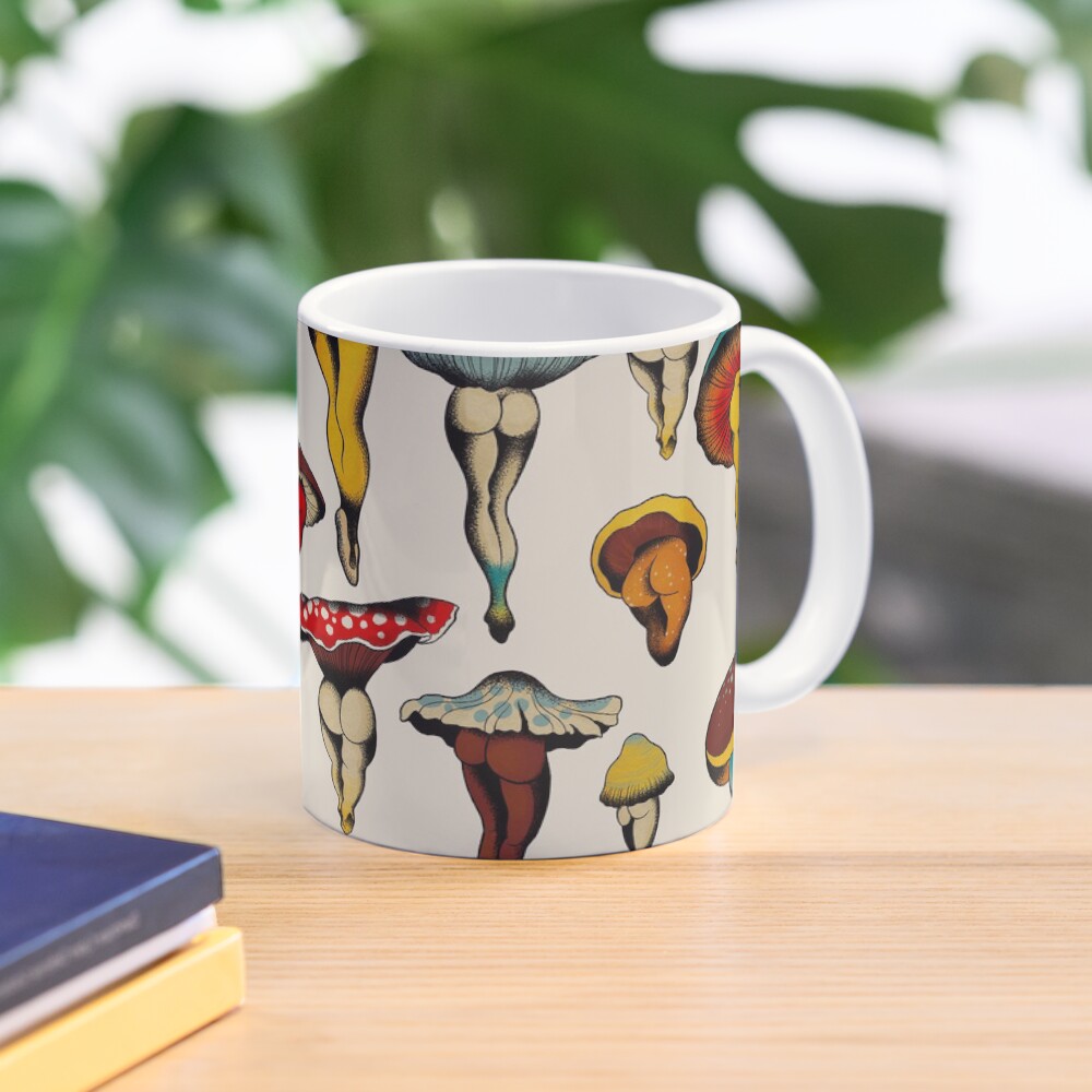 Sexy mushrooms tattoo flash Mug