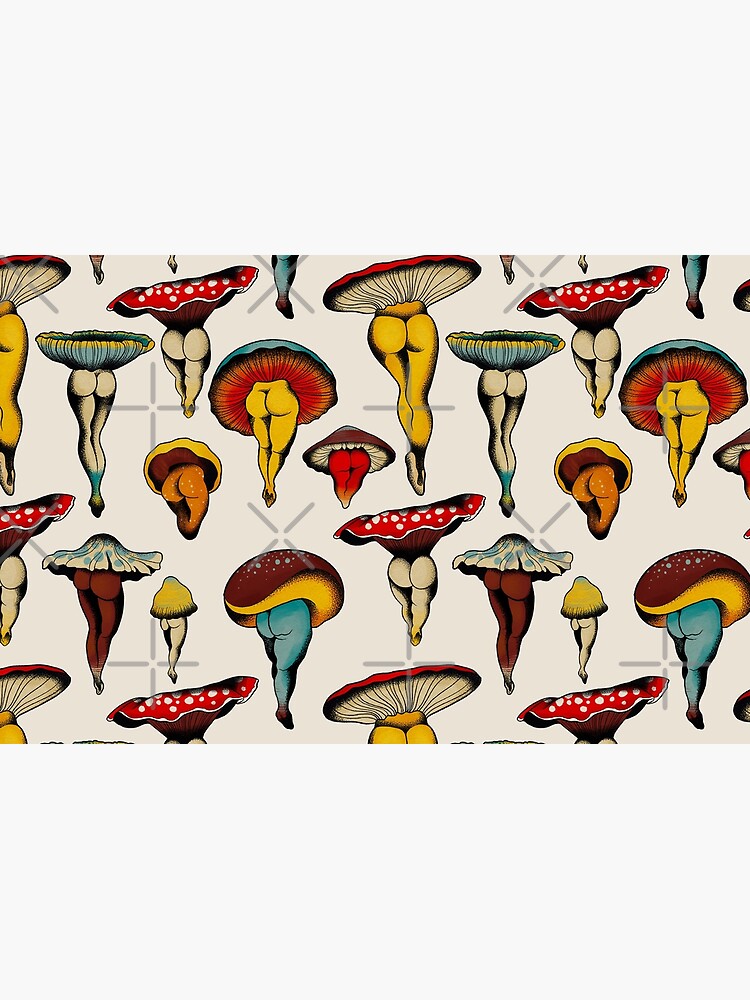 Sexy mushrooms tattoo flash by ceciliagranata