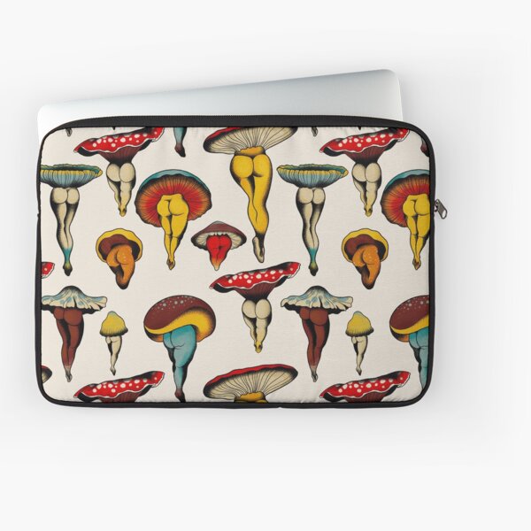 Sexy Pilze Tattoo Flash Laptoptasche