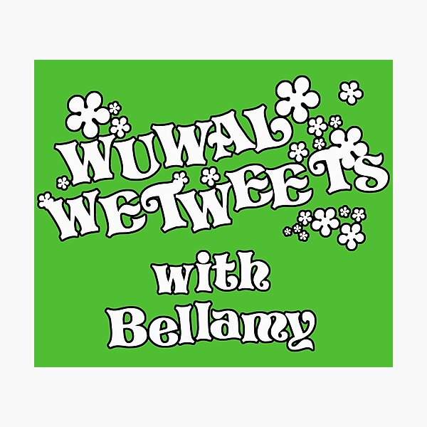 Tiswas - Wuwal Wetweets with Bellamy Photographic Print