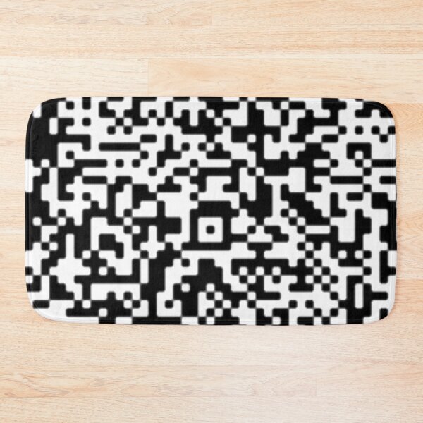 Item preview, QR code type pattern, black and white designed and sold by GingerCatCo.
