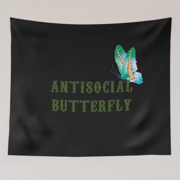 Item preview, Antisocial butterfly designed and sold by Monkey204.