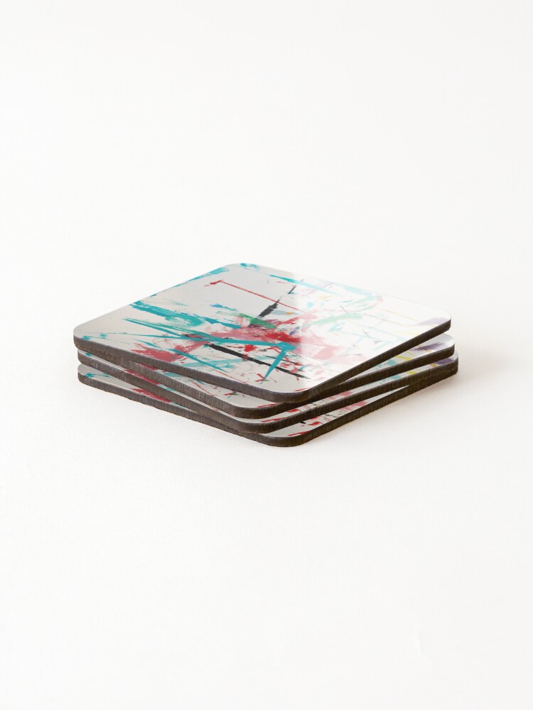 Thumbnail 4 of 5, Coasters (Set of 4), Splatter designed and sold by PixieGraphics.