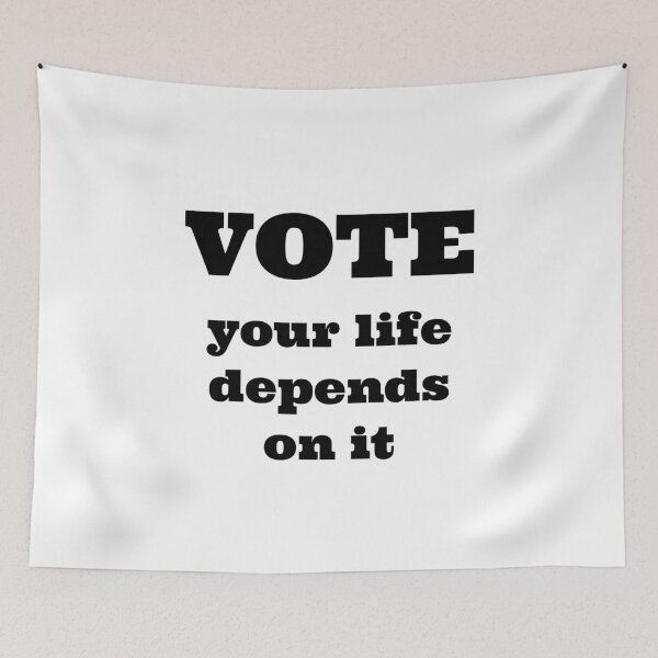 Item preview, Vote - your life depends on it designed and sold by Inspirationmotivation.