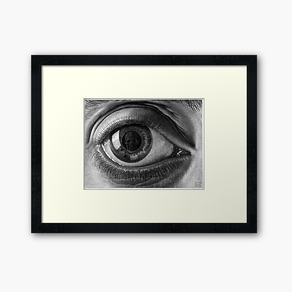 Escher - Eye Framed Art Print
