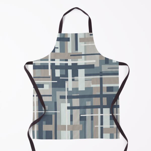 Item preview, Frank - Mid Century Modern Geometric Pattern in Neutral Blue Grey designed and sold by kierkegaard.