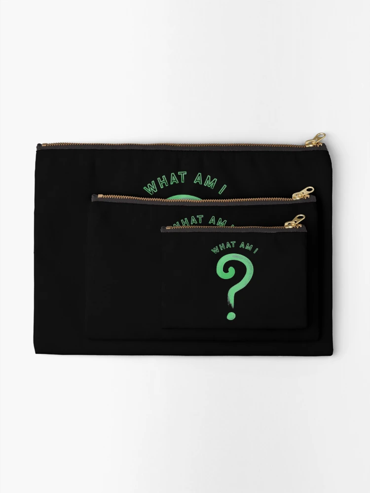Thumbnail 2 of 4, Zipper Pouch, The Riddler designed and sold by SvartInk.