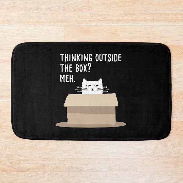 Artikelvorschau, Thinking outside the box? Meh. Katzen Meme entworfen und verkauft von lemontee.