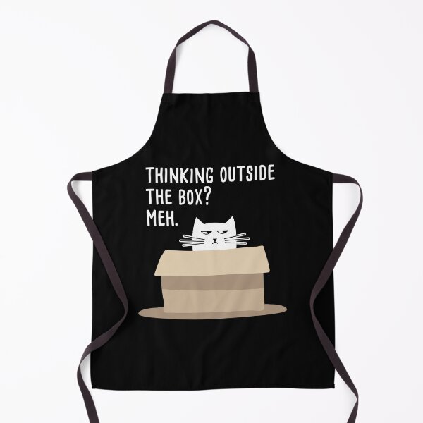 Item preview, Thinking outside the box? Meh. Cat Meme designed and sold by lemontee.
