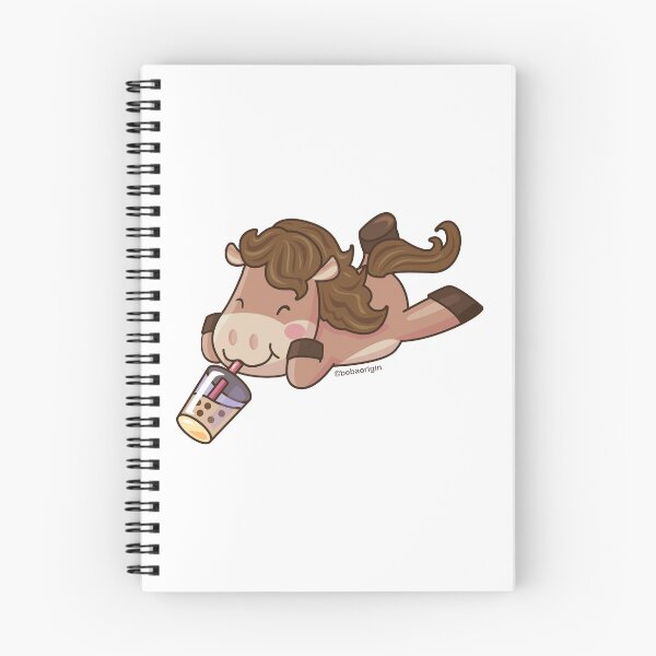 Item preview, Lindo caballo bebiendo boba designed and sold by BobaOrigin.