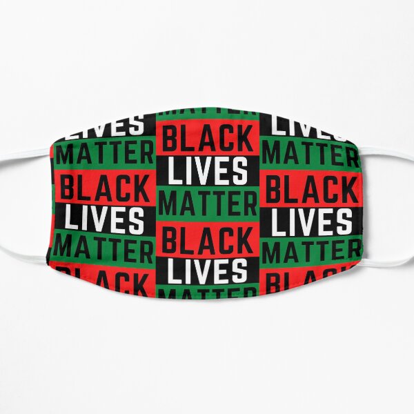 Black Lives Matter - Black Power Flat Mask