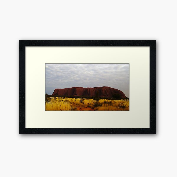 Sunrise at The Rock Framed Art Print
