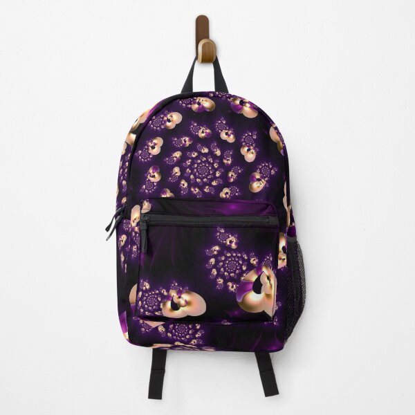 Item preview, SWIRL HEARTS PURPLE/GOLD designed and sold by Art-by-Cassy.