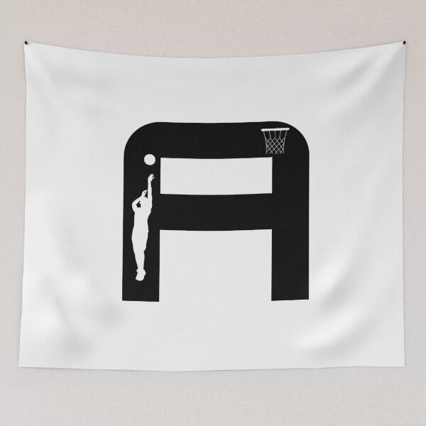 Item preview, Personalized Basketball Initial A designed and sold by TheFamilyVan.